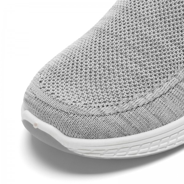 Men's Flyknit Breathable Low Top Casual Soft Sole Ultralight Running Shoes Sneakers 